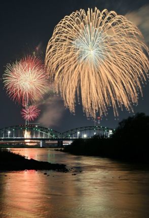 夏の夜空に２万発の大輪　第108回足利花火大会　栃木県内外から45万人