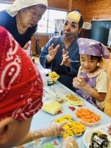 臼杵・野津南保育園で「吉四六さん料理教室」　園児が地元食材で調理