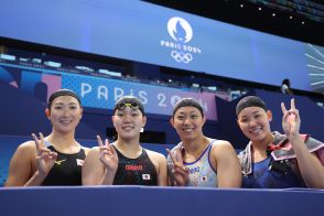 ベテランと若手がけん引　女子400メートルメドレーリレー―競泳〔五輪〕