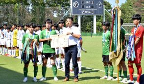 高校総体サッカー閉幕　Jヴィレッジでの決勝には2261人来場