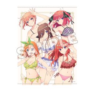 「五等分の花嫁∽」五つ子が水着姿で描き下ろし♪ 「コミケ104」グッズが受注販売スタート