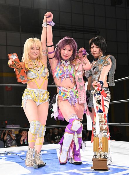 【スターダム】〝コズエン〟中野たむ＆なつぽい＆安納サオリがアーティスト王座戴冠「宇宙一幸せにしてあげる」