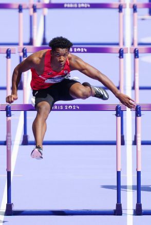 【陸上】初出場の村竹ラシッドが組１着で準決勝進出「想定通りです」男子110ｍ障害予選