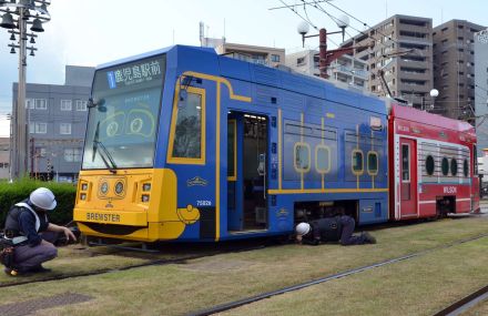 鹿児島市電脱線、事故原因なお調査中　安全確認を終えるまで減便運行