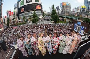 私立恵比寿中学、結成15周年を祝う夏祭りゲリラライブ開催　『FAMIEN