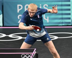 【パリ五輪卓球】わずか31分で勝負を決めた17歳のF.ルブラン。五輪史上最年少でメダル獲得