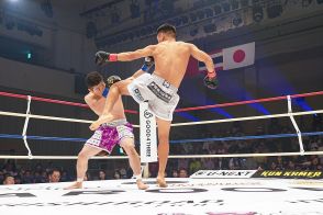 チュームーシーフーが1RKO勝ちでタイトル戦を要求。栗秋祥梧が「僕とどう？」とアピールし10月大会での対戦がほぼ決定【KNOCK OUT】