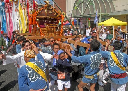 みこし 威勢よく　大盛況でフィナーレ　一関夏まつり