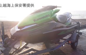 水上バイクが故障　一時漂流した男性　風と波に流され砂浜に漂着・けがなし【新潟・柏崎市】