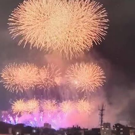 岡山県内最大規模…約６０００発の花火が夜空彩る「津山納涼ごんごまつり」フィナーレ【岡山】