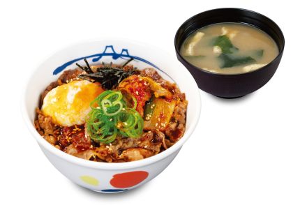 松屋「牛ビビン丼」「2種盛牛焼肉丼」を発売