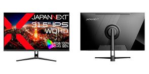 31.5インチ液晶ディスプレイがJAPANNEXTから、3万8980円で