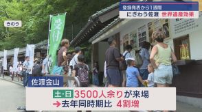 【佐渡島の金山】世界遺産登録効果で観光客急増 週末も大賑わい【新潟・佐渡市】