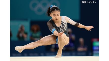 パリ五輪　体操　女子種目別ゆか決勝　岸里奈は7位