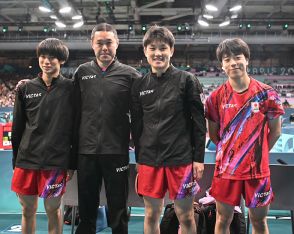 【パリ五輪卓球】男子団体1回戦、日本はオーストラリアを寄せ付けずにストレート勝ち