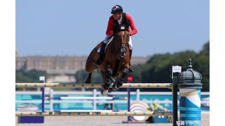 パリ五輪　障害馬術個人　ハーゼ柴山崇が決勝進出