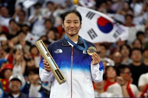 韓国の安洗塋が金メダル パリ五輪バドミントン女子