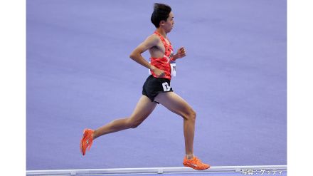 パリ五輪　陸上男子3000m障害予選　三浦龍司が決勝進出