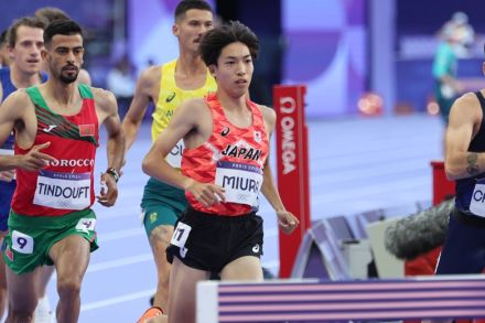 【パリ五輪】三浦龍司が3000m障害で2大会連続決勝進出！ 「全力でぶつかって行くしかない」