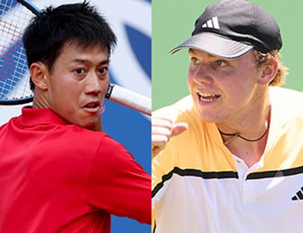 錦織圭vsミケルセン、パリ五輪後初戦は日本時間7日の午前1時30分ごろスタート＜男子テニス＞