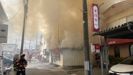 【速報】会津若松市の駅近くで火事　高齢男性がヤケド＜福島・会津若松市＞