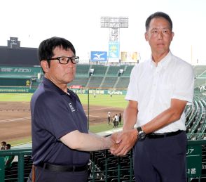 【甲子園】広陵・中井哲之監督が初戦相手の熊本工・田島圭介監督と対談「精神が強い」右腕・山本凌雅を警戒