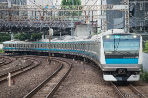 京浜東北線 大井町駅 線路切替工事・列車運休