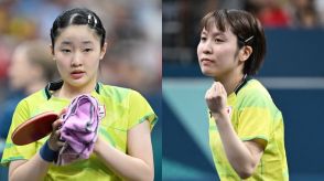 平野美宇「目の前の相手に勝つことだけを考えた」準々決勝進出も冷静　初出場の張本美和は「意外といつも通りだった」【卓球女子】