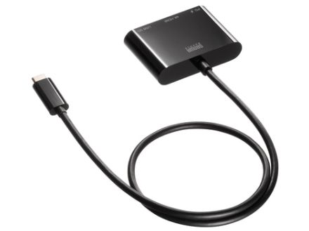 サンワサプライ、130Wパススルー給電対応のUSB Type-C to HDMI変換アダプタ