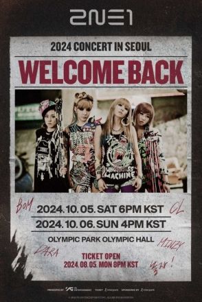 2NE1、韓国単独コンサートのチケット購入に40万人が殺到・即完売…メンバーも予約に失敗