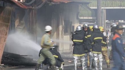 「建物に燃え移りそう」 漁協から119番通報　建物が焼け けが人はなし　愛知・碧南市