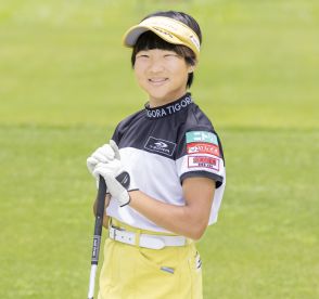 中学１年の須藤弥勒が国内女子ツアーに出場可能な13歳となり、２試合に主催者推薦で出場決定