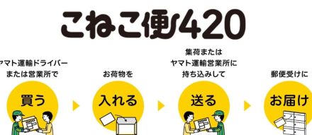 ヤマト運輸、「こねこ便420」発売へ　420円の専用資材購入で全国に発送可能