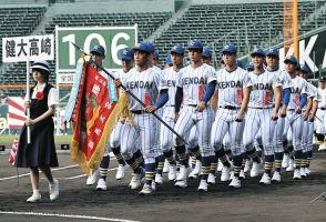 プロ注目の健大高崎・箱山遥人主将、離脱のチームメートへ恩返しアーチ宣言【夏の甲子園・開会式リハーサル】