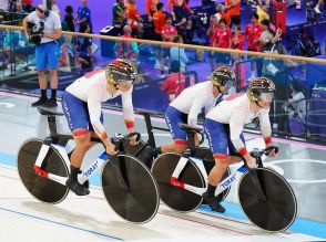 【自転車】男子チームスプリント　日本は地元フランスに敗れ５－６位決定戦へ