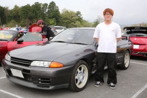 父から200万円ポッキリで譲ってもらった日産R32「スカイラインGT-R」は一生モノ！ 懐かしの当時物レイズ「TE37」前身ホイールがポイントです