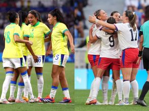 パリ五輪サッカー女子の決勝カードが決定!! スペイン下したブラジルがアメリカと激突!!