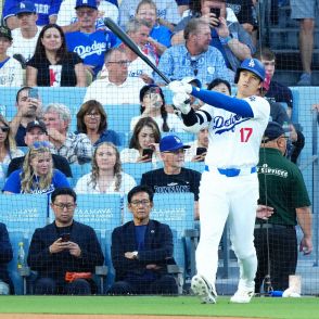 大谷翔平　恩師・栗山英樹氏が観戦も4打数無安打　連勝は3でストップ　PS前哨戦は1勝1敗で3戦目へ