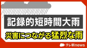 【速報】福島県で記録的短時間大雨情報