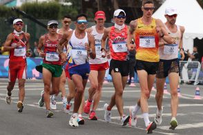 １区で川野将虎が２位、高橋和生は１１位　パリ五輪新種目の競歩リレー