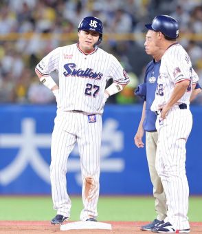 ヤクルト・中村悠平、出場選手登録を外れる　前日６日の阪神戦で途中交代　内山壮真が昇格