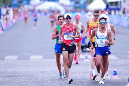 川野将虎が8位浮上で”アンカー”岡田久美子へ　高橋和生は12位浮上　競歩混合団体