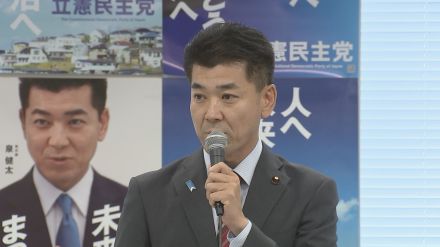 立憲・泉代表、野田元総理らと会談　来月23日投開票の代表選の対応めぐって意見交換か