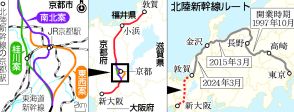 【図解】北陸新幹線延伸、費用最大5．3兆円＝詳細ルート3案、与党に提示―国交省