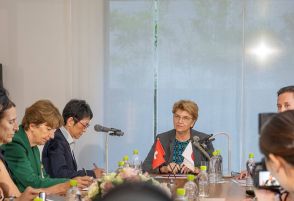 永世中立と対露制裁「矛盾しない」　来日中のスイス大統領、「和平サミット」再開催に意欲