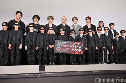 JO1＆FANTASTICS“ちびっ子ハンター”登場に驚き 共演者の悩みにアドバイスも【逃走中 THE MOVIE】