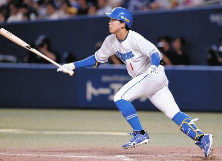 中日・岡林勇希、途中出場で２打数２安打　腹痛のため試合前練習を回避「あした1点でも多く得点できるように頑張ります」