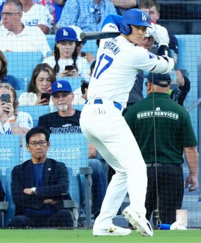 ドジャース・大谷は無安打　恩師・栗山英樹氏に快音届けられず…チームも連勝3でストップ