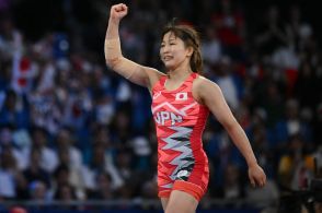 須崎優衣 レスリング女子50キロ級で銅メダル パリ五輪