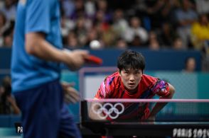 日本男子、スウェーデンに敗れ決勝進出ならず パリ五輪卓球団体